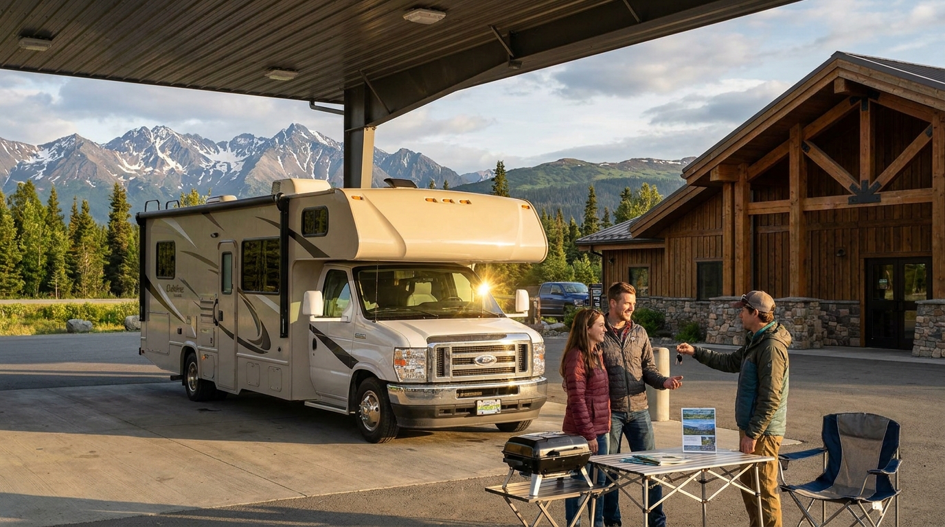 Map for Cheap RV Rental Comparison in Anchorage - Best Value 2026